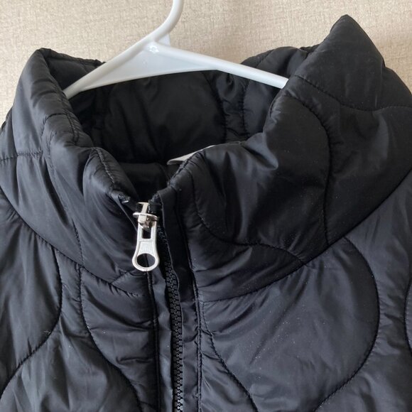 Time and Tru Quilted Black Puffer Jacket Size 1X - Picture 3 of 10